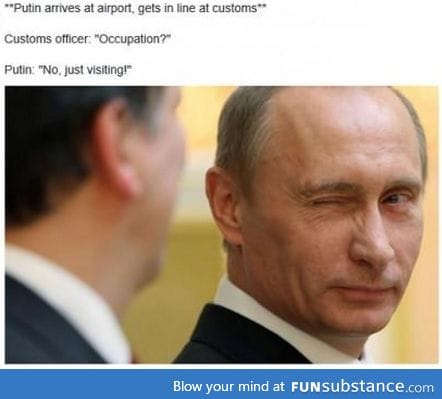 Oh Putin you silly
