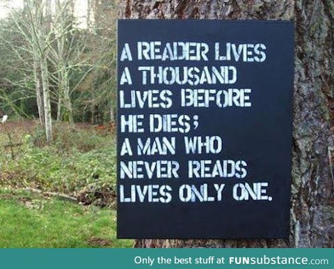 The life of a reader