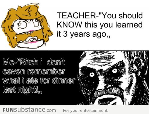 Teachers...