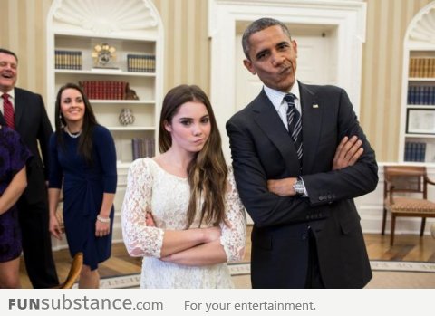 Obama and McKayla are not impressed