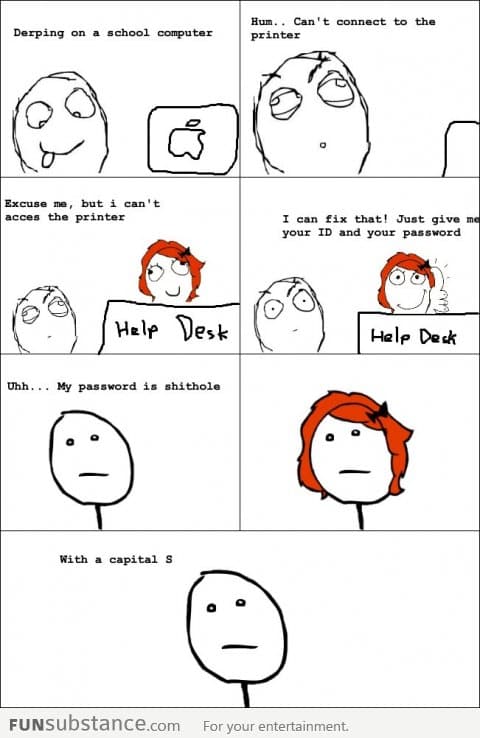 Awkward password