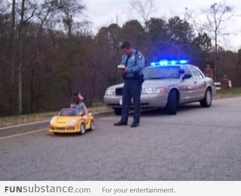 Madam, do you know why I pulled you over?