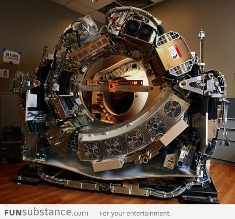 CT scanner without the cover