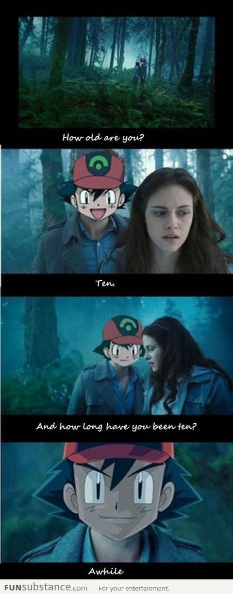 Ash never ages