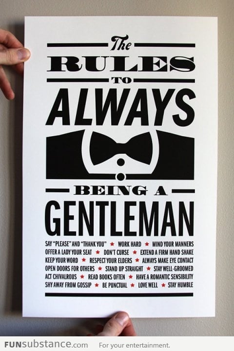 Gentleman Rules