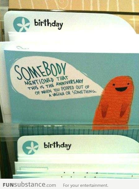 Awesome birthday card is awesome