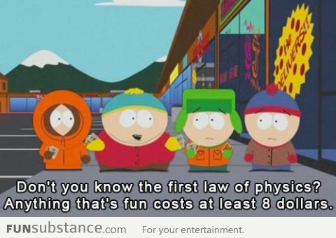 The first law of physics