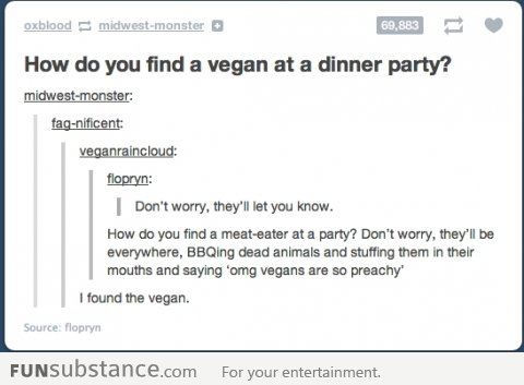 How to find a vegan?