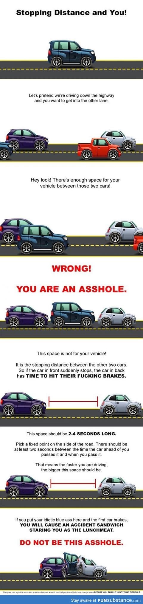 Stopping distance and you!