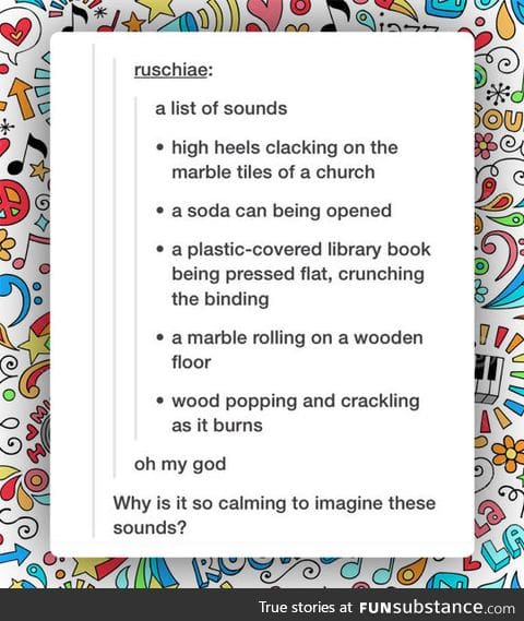 A list of sounds