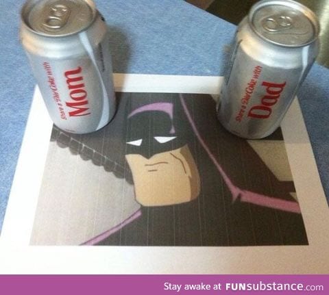The reason Batman drinks only Coke