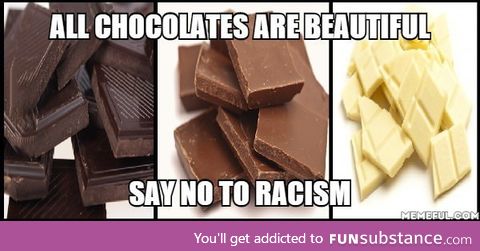 Stop chocolate racism