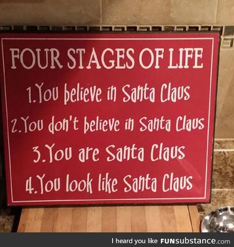 The four stages in our lives