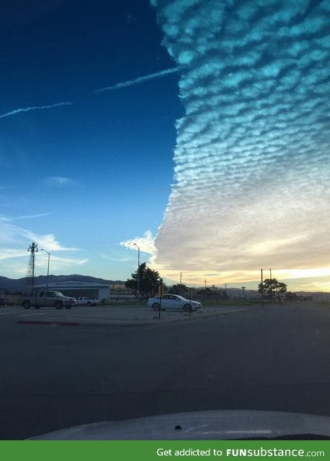 Some edgy clouds in Southern USA