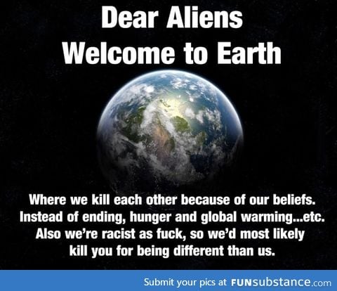 Dear aliens