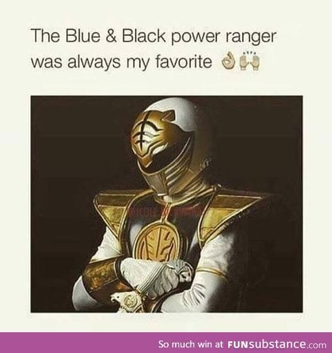 Or was it the White and gold one?