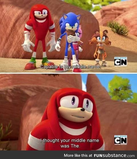 Sonic's Middle Name