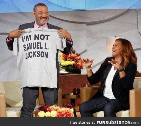 Morgan Freeman showing Oprah he's not Samuel L. Jackson