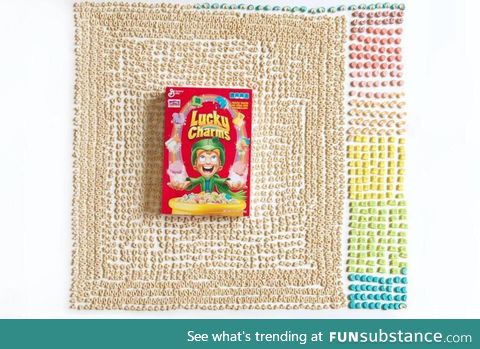 Contents of a Lucky Charms Box