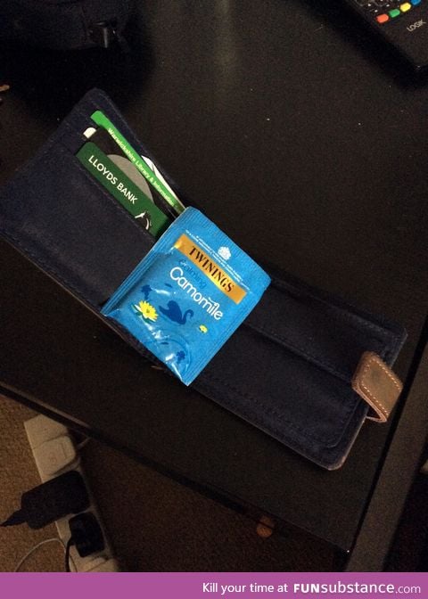 Family asked about the condom in my wallet