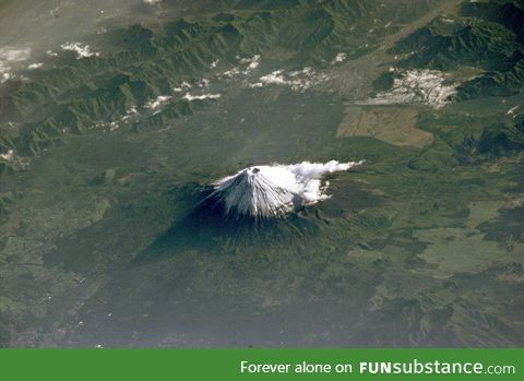 Mt. Fuji from space