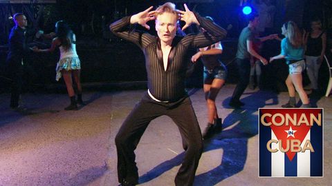 Conan Learns To Dance Cuban Rumba