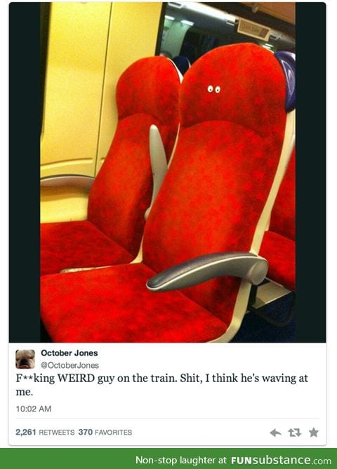 Creeps on the train