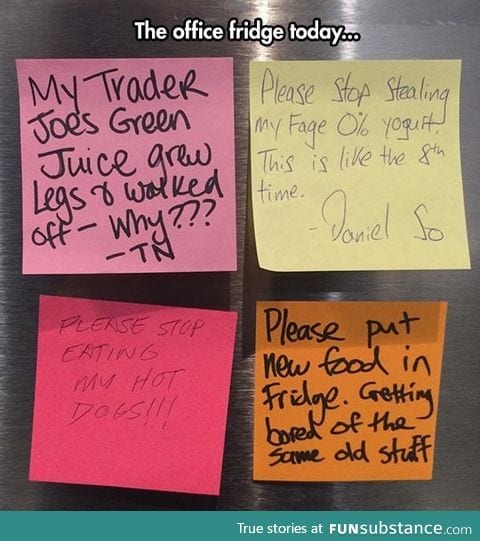 Do we need to hire a fridge police?