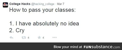 how to pass college