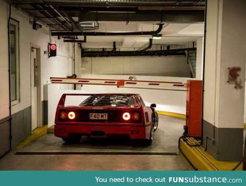 Get a Ferrari, you'll never pay for parking again