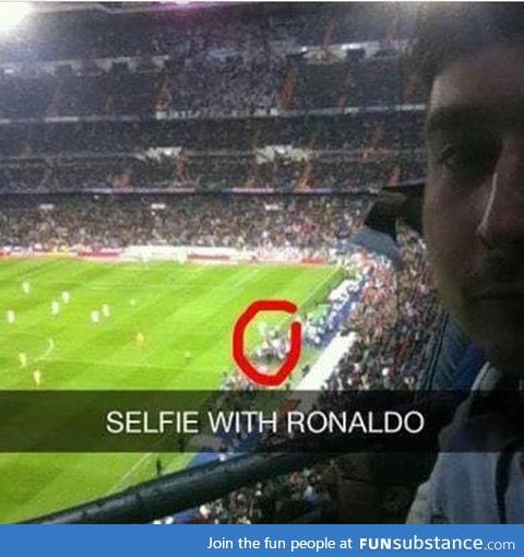 Selfie with Ronaldo