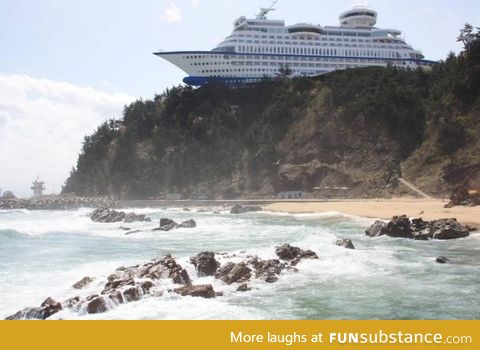 Cruise ship hotel in South Korea
