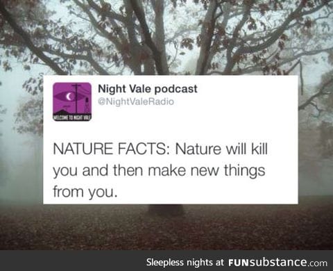 Nature is cruel