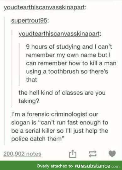 I'd like to take those classes.