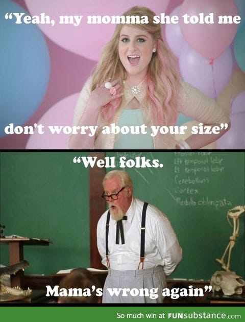 Don't worry about your size