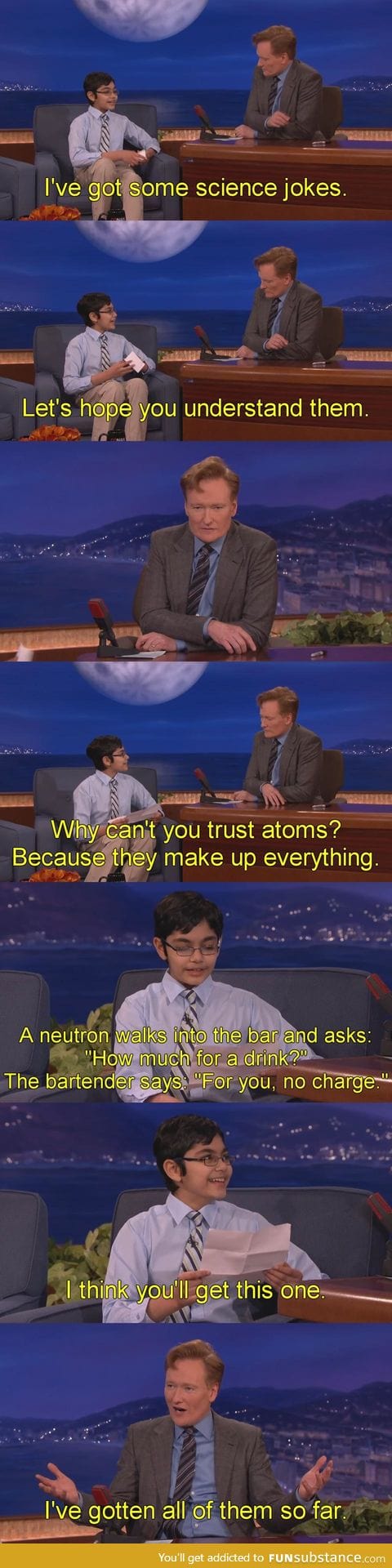 Conan gets science jokes