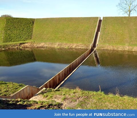 Moses Bridge in the Netherlands
