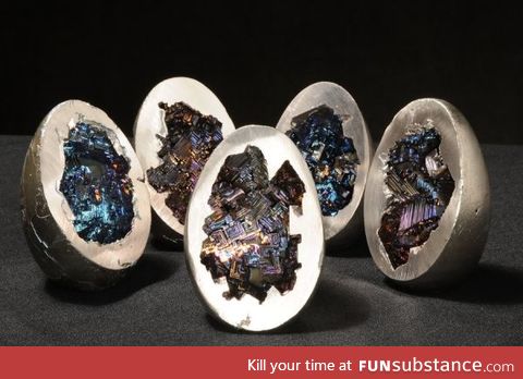 Bismuth geode eggs