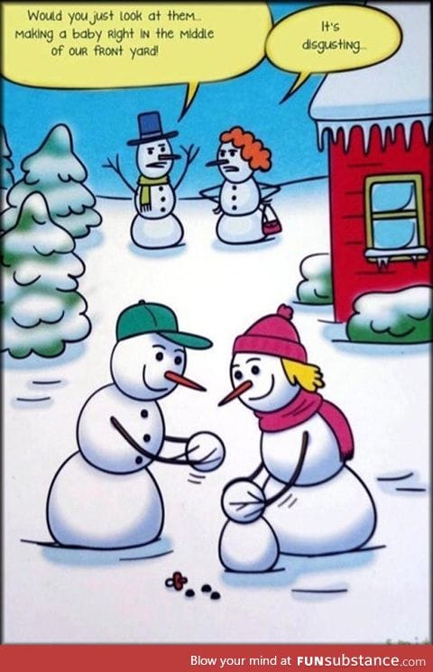 How snowmen make babies