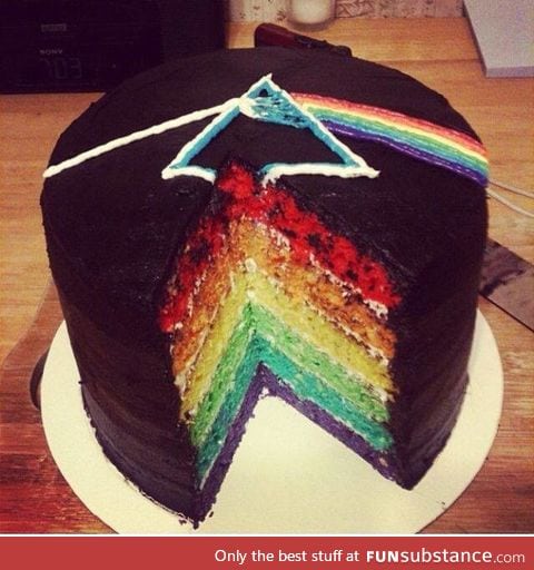 Dark side of the cake