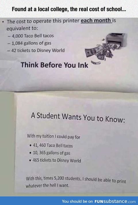 A student wants you to know