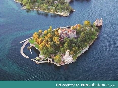Mansion on one of 1000 islands