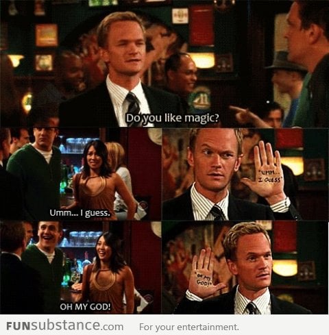 Barney being awesome