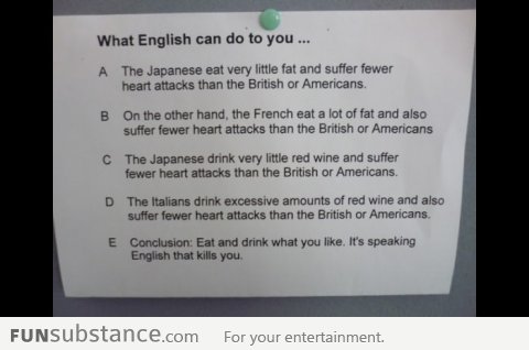 English is dangerous