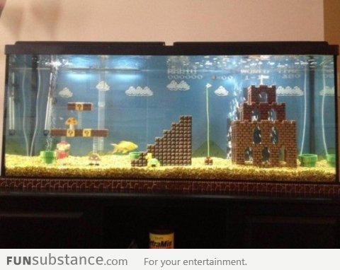 Mario Fish Tank