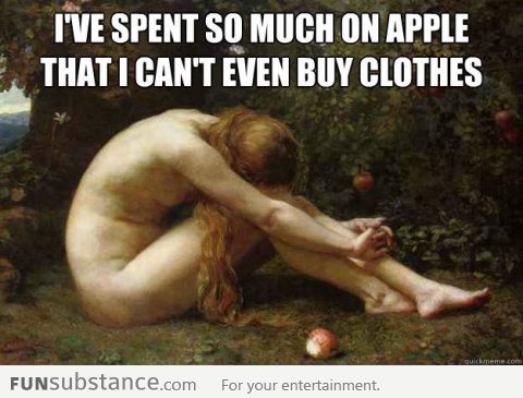 Eve, the first Apple user