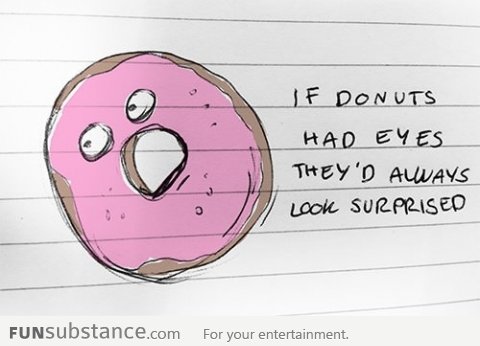 If donuts had eyes