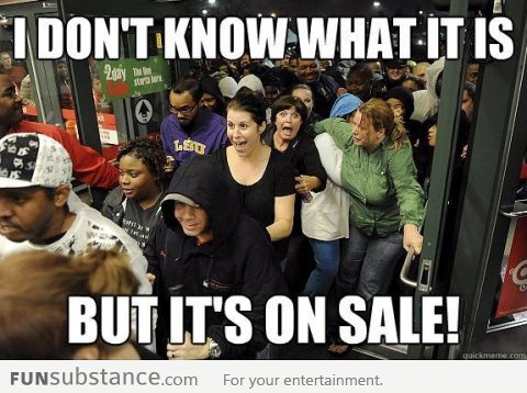 Everyone on Black Friday