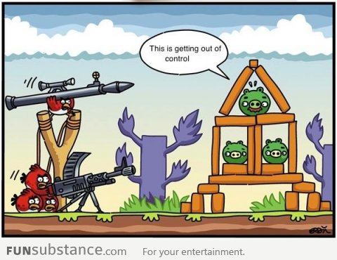 Angry birds lately