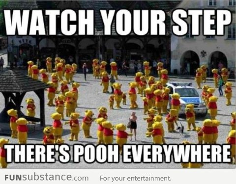 Pooh everywhere